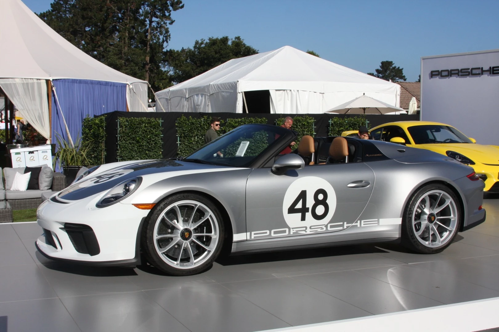 Porsche's latest 911 Speedster runs a 502 hp boxer six engine, a has a top speed of 192 mph and an MSRP of $274,500