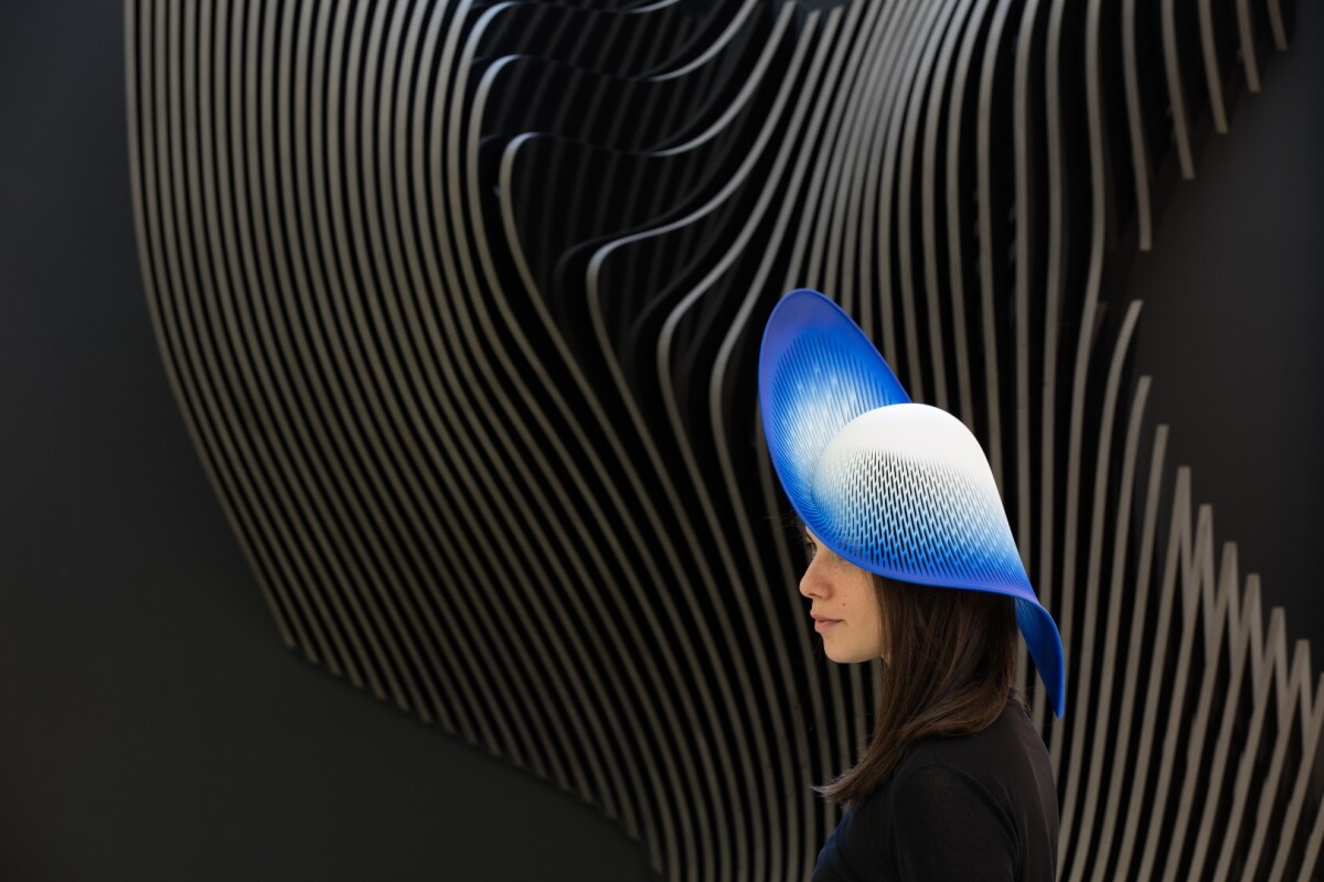 The H-Line hat was created for Friends of the High Line