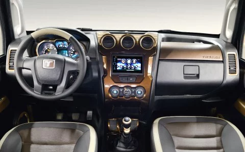 The T4 off-road edition has a 6.1-in multimedia display