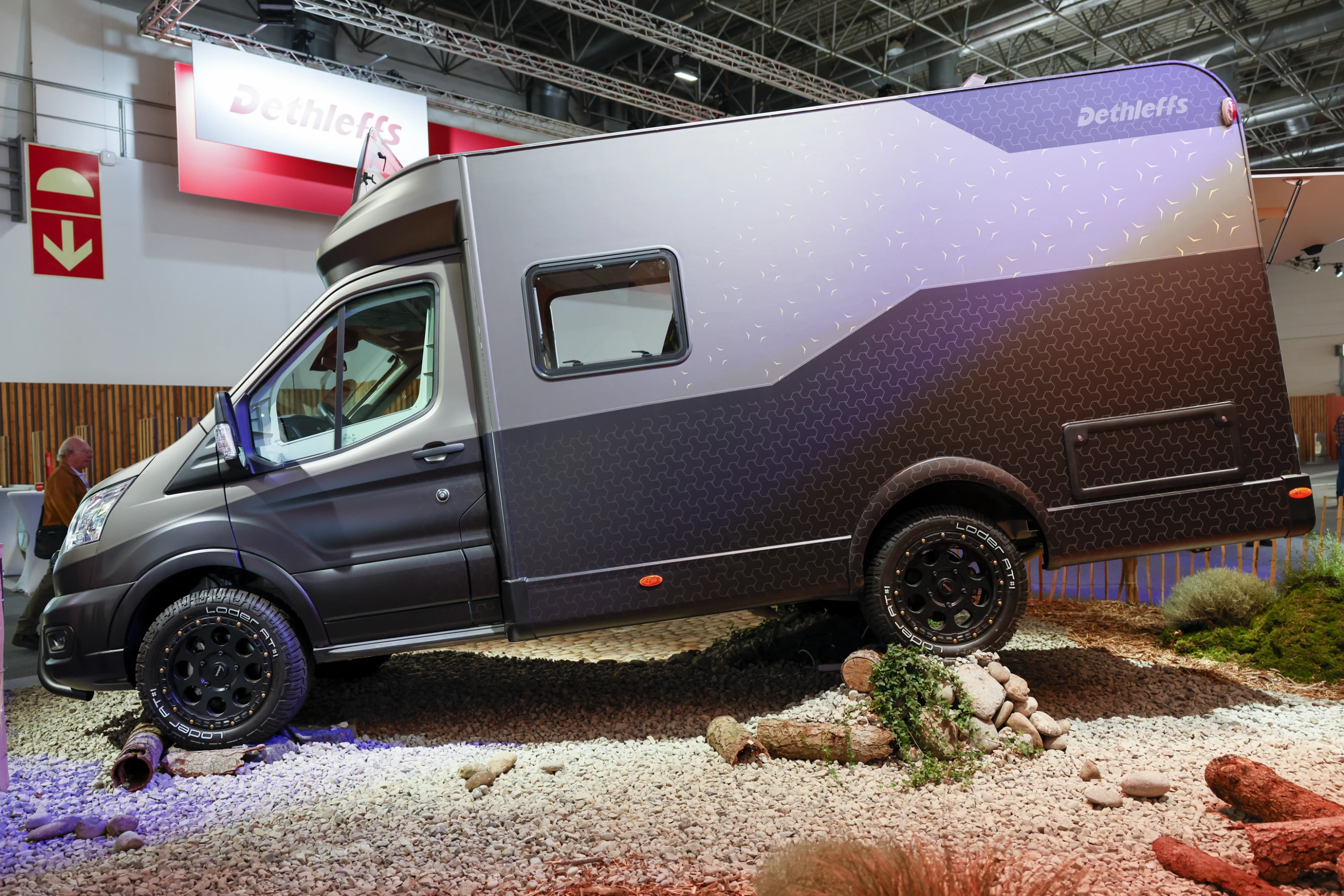 Dethleffs showed this rugged all-terrain version of the Yoka Go at the Caravan Salon, but it has not listed all-wheel drive as an option as of yet