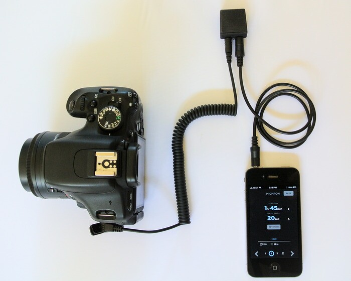 Michron is controlled entirely through a smartphone app