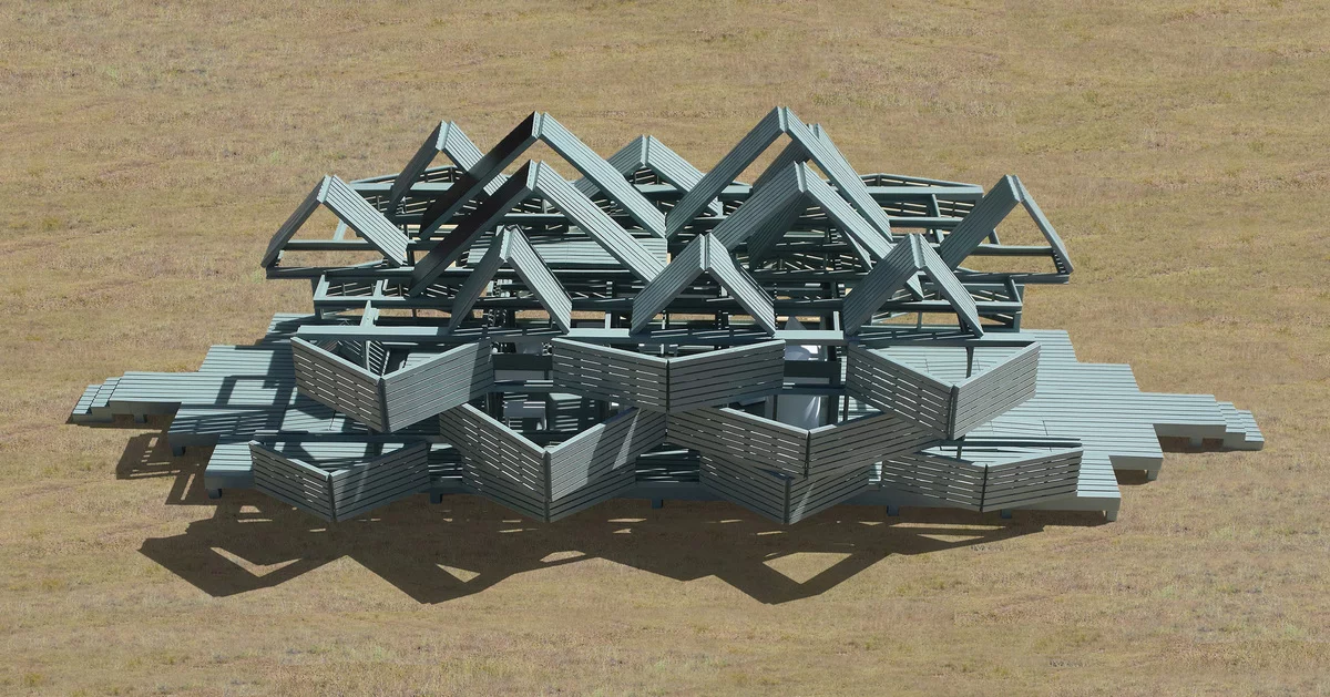 The Malleable Autonomous Retreat House is a concept at present, but Jantzen tells us that he hopes to eventually build it