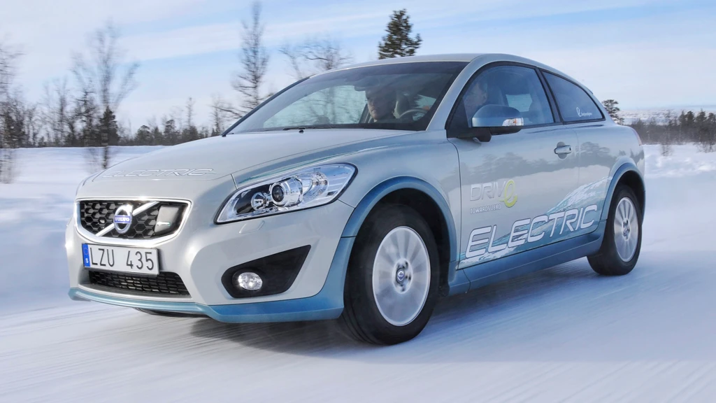 Volvo puts its C30 Electric through its paces in northern Sweden