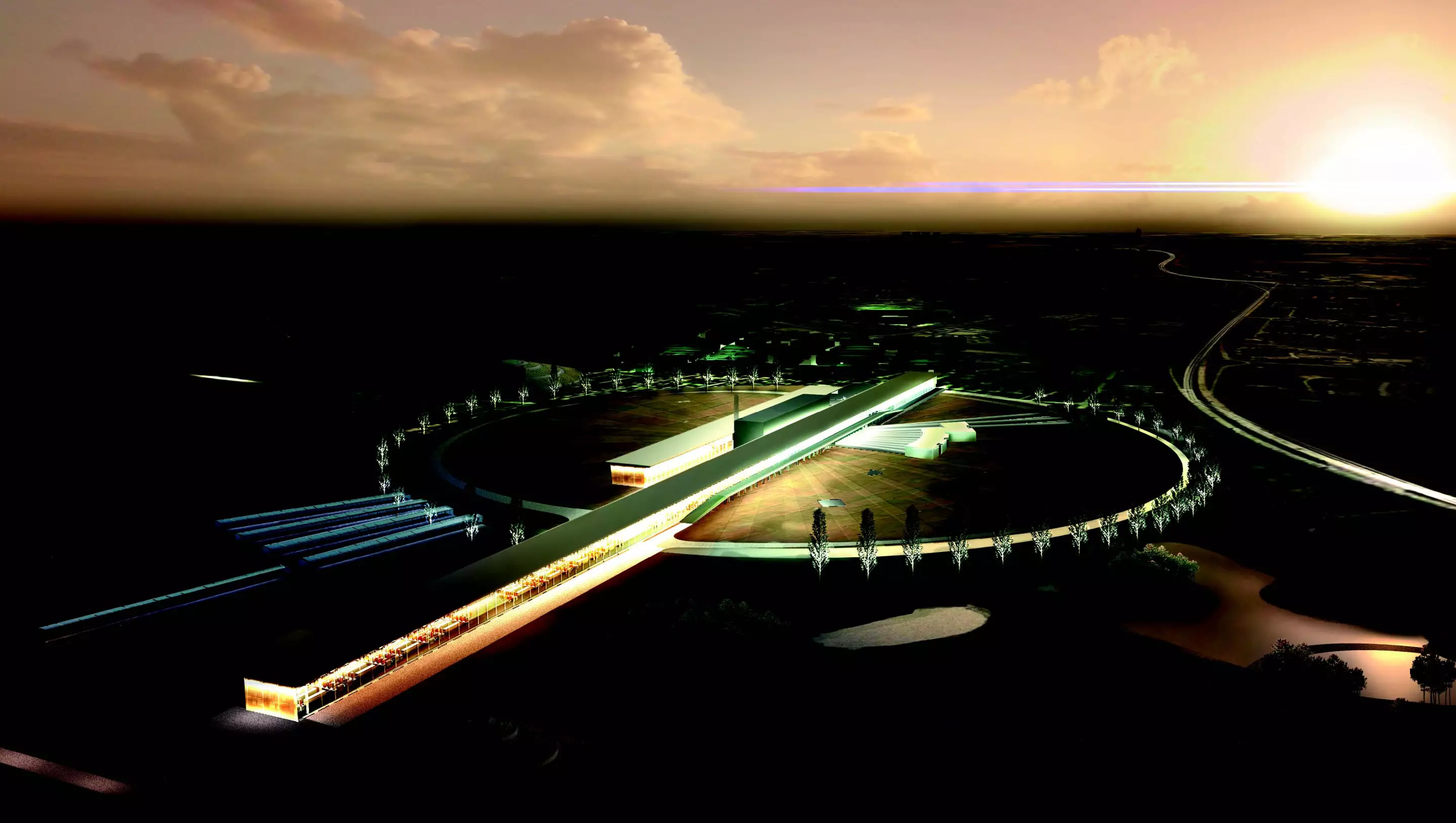 An alternative design proposal put forward by Foster + Partners