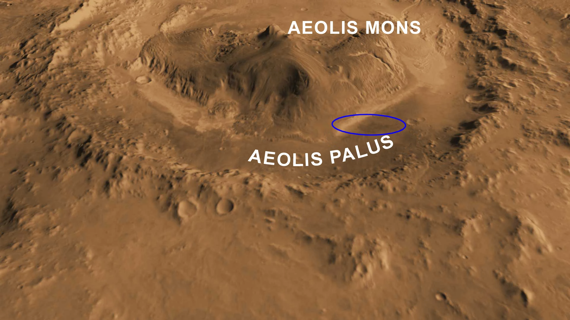 Terrain of Gale Crater