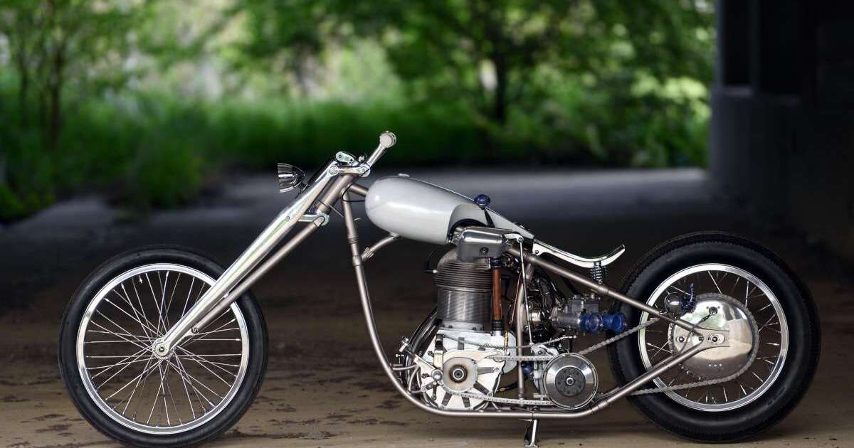 This insane 1,700cc single-cylinder chopper only works via kickstarter