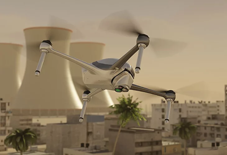 The company has fixed the SpectroDrone system to an Airobotics Optimus drone to show what it can do