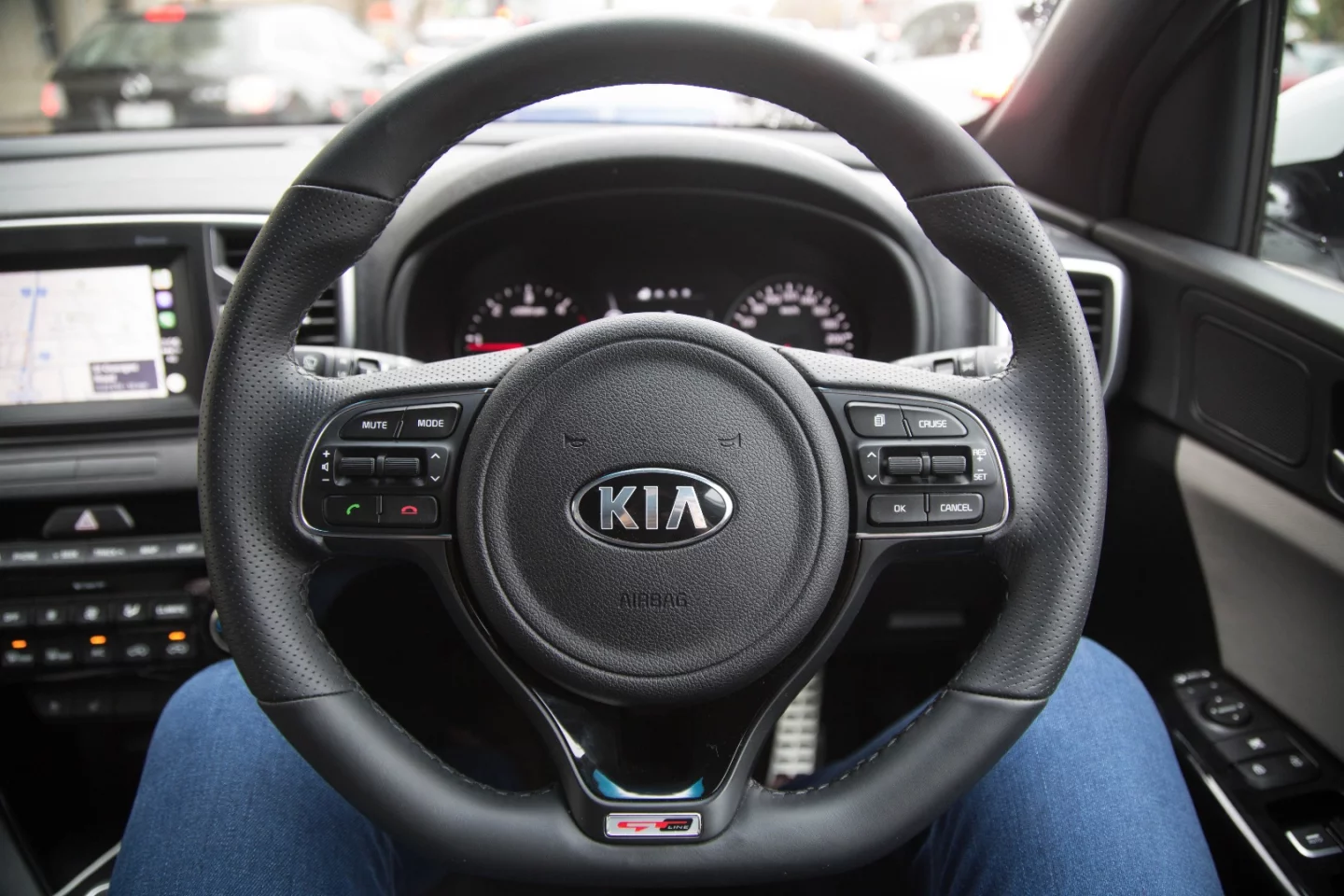 Behind the wheel of the Kia Sportage GT Line Diesel