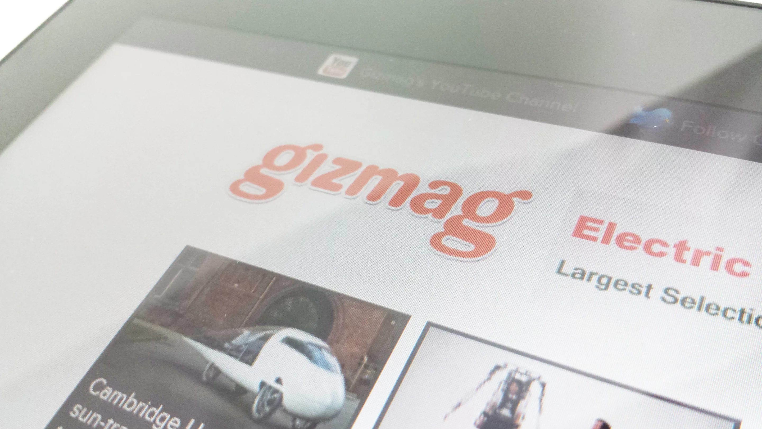 The display is a great size, but resolution could be sharper