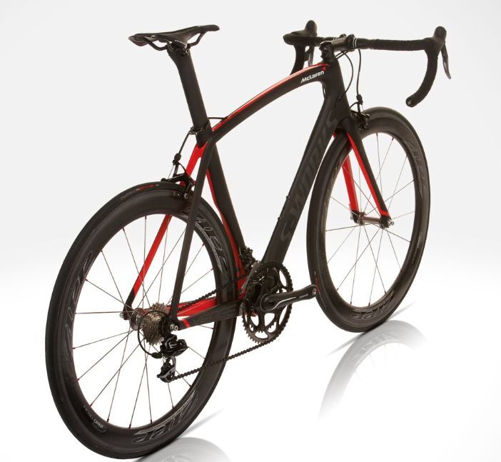 Specialized bikes has teamed up with McLaren Automotive to create the S-Works McLaren Venge road bike