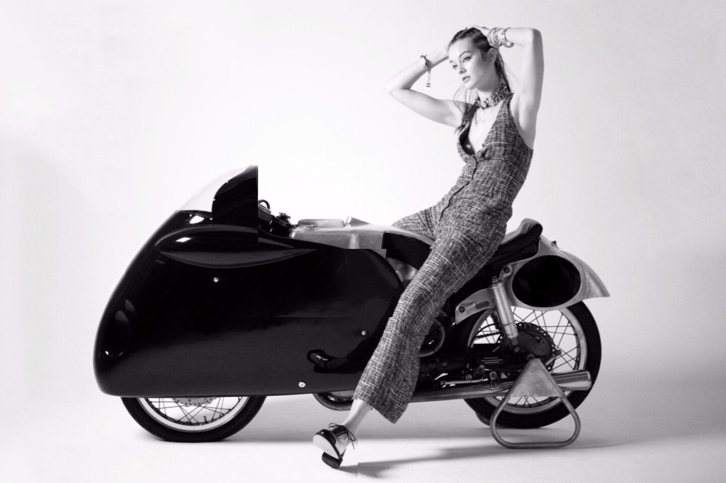Living proof that you can get a very important motorcycle with a provenance of pure gravitas for not very much. As you might have guessed from the image, this bike was owned by well-known fashion photographer Mathieu César who was the vendor at this sale. More importantly, it's a genuine NSU Sportmaxjust like the bike Hermann-Paul Müller used to win the World Championship in 1955. Other NSU Sportmax riders of note include John Surtees, Sammy Miller and Mike Hailwood were also among the riders and this bike is the one formerly owned by Surtees who went on to win world titles in both Motorcycle and Car Grand Prix racing. He's the only one to have won both. And this was his bike. Estimated at between €30,000 and €60 000, it sold for just €27,416 which is a steal by any standards. Pure gold. A superb and beautiful investment. | Auction Description