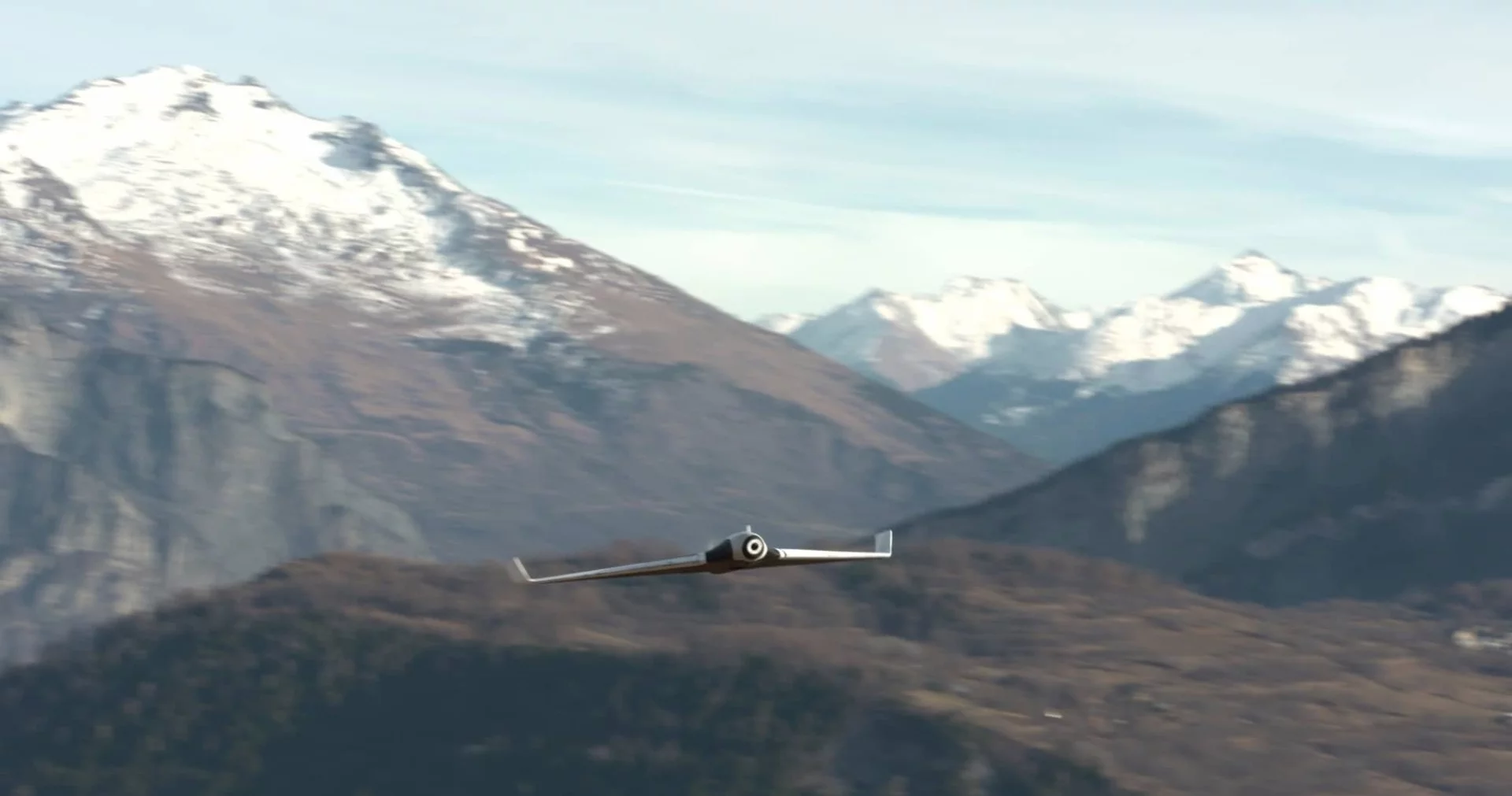 The Disco drone is crafted from expanded polypropylene and can fly for 45 minutes at time