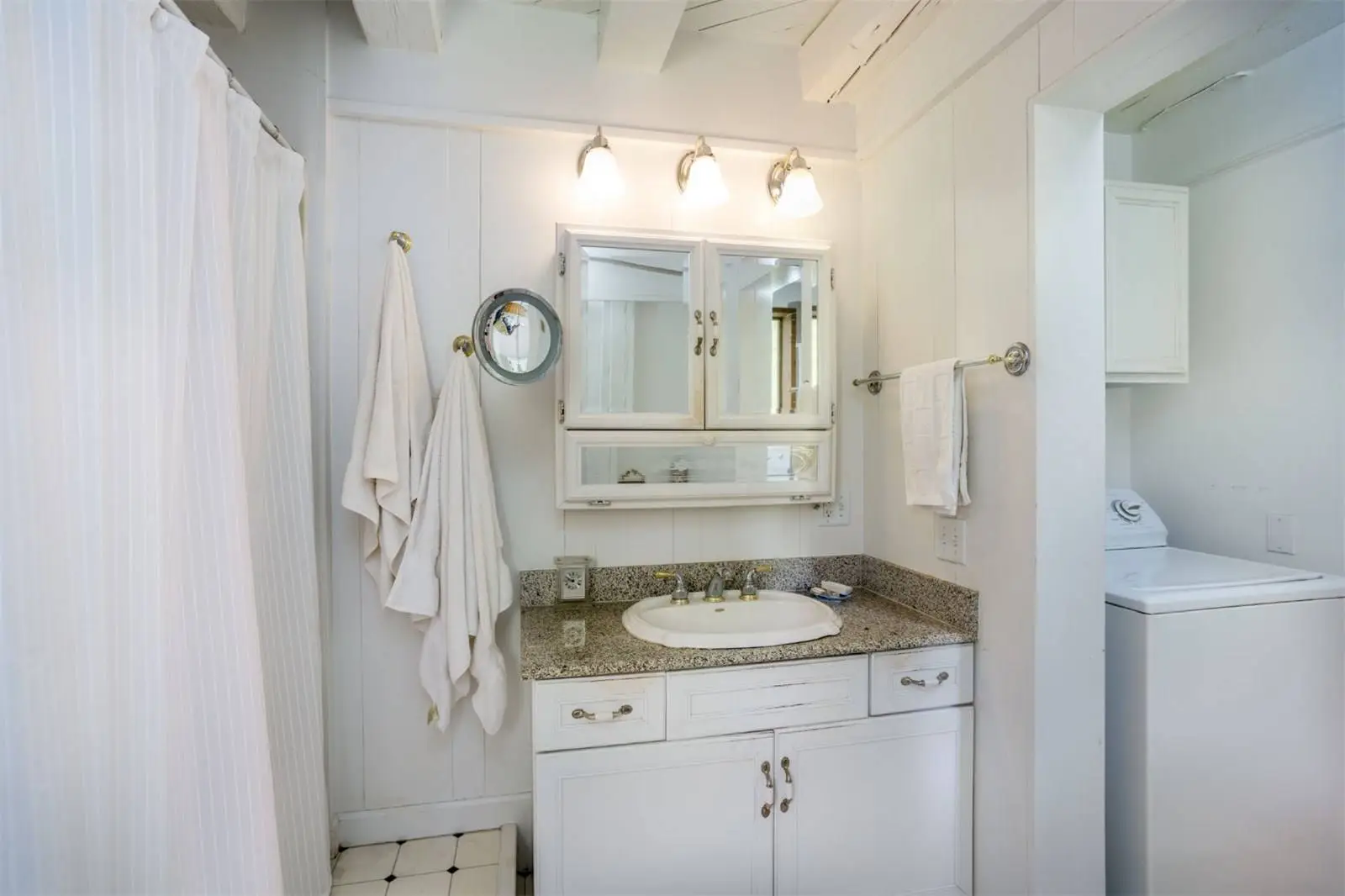 Bathroom inside the Tyringham Gingerbread House estate