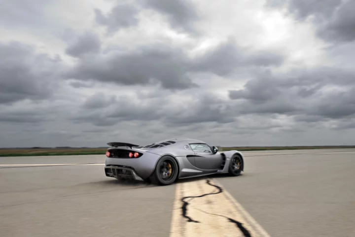 Hennessey Venom GT broke Guinness World Record for a production car with a run of 265.7 mph (407 km/h)