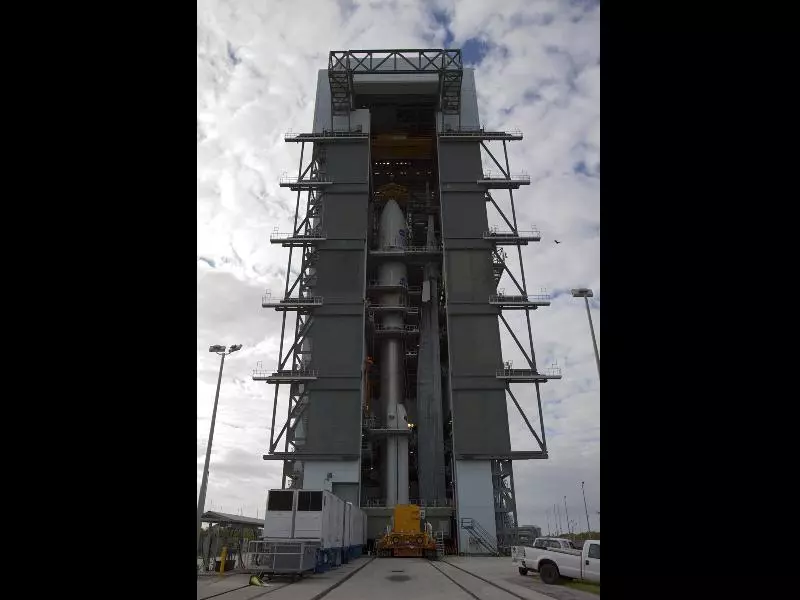The launch complex(Image: NASA/Kim Shiflett)