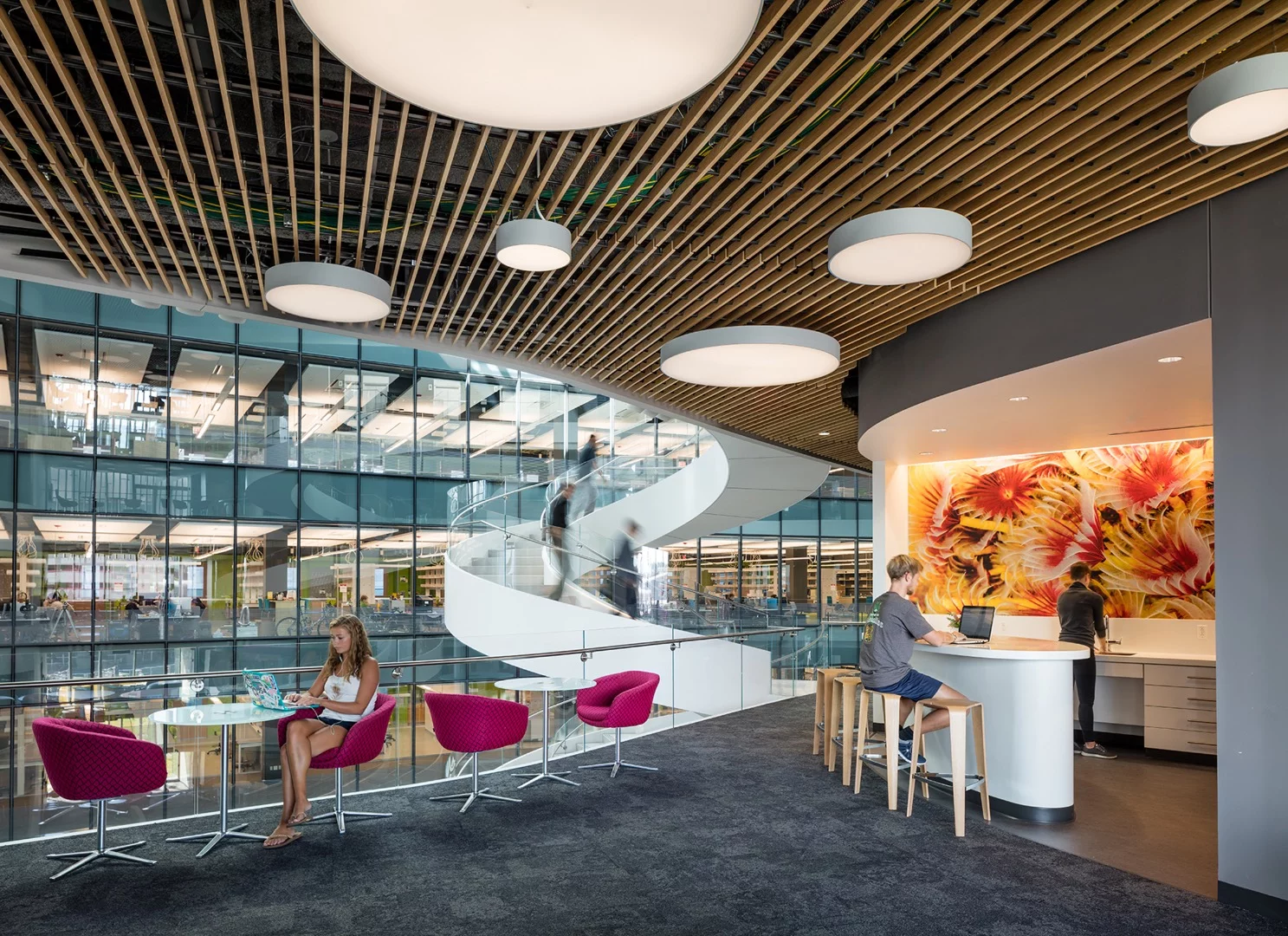 The Interdisciplinary Science and Engineering Complex includes efficient ventilation and heating systems