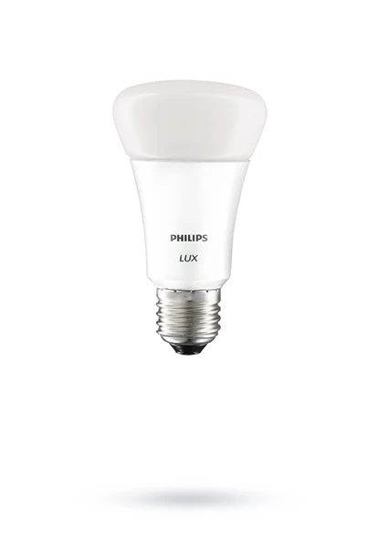 Hue lux is controlled by the companion app, whereby users can select different settings ranging from dimmed to warm to bright light