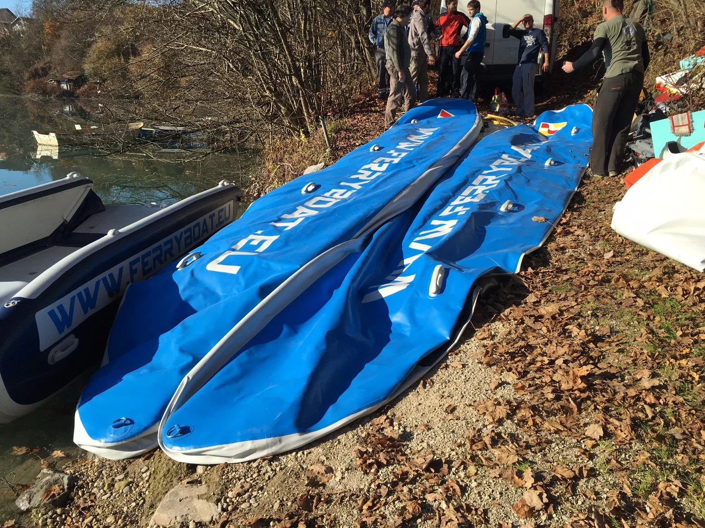 The Ferryboat before being fully inflated