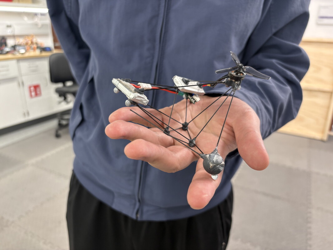 Tiny drone hits invisible mode by twisting faster than eye can detect