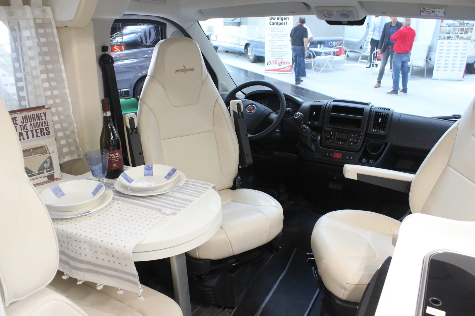 The City Twins' living and driving areas blend as seamlessly as any camper van