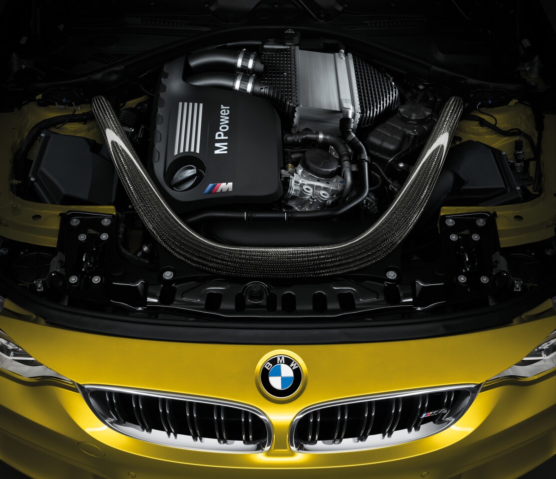 The new M3 and M4 both feature BMW's twin-turbo inline six engine