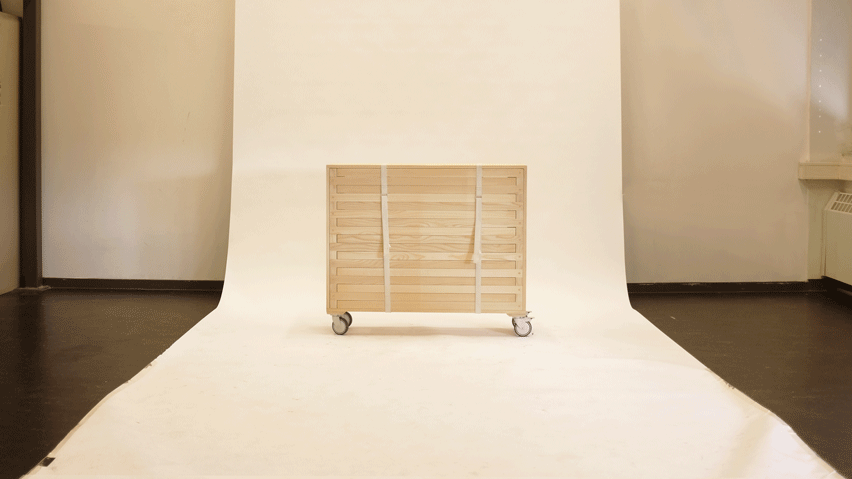 Dutch design firm Malessa Studio's foldable and compact furniture collection assembles in 10 minutes