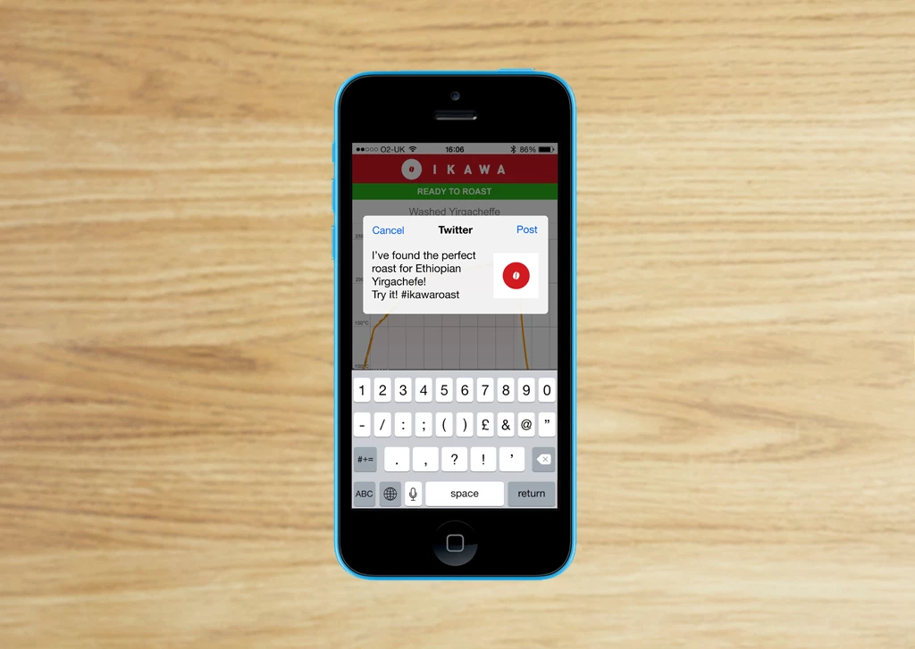 With Ikawa you can create your own recipes and share them with others
