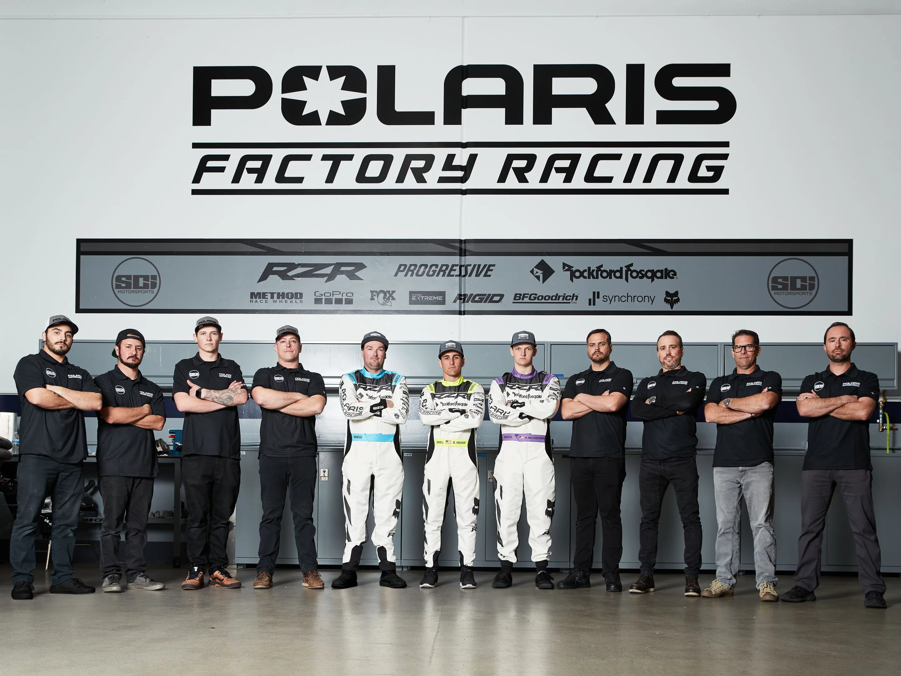 The beginning of what Polaris hopes will become a dynasty: the first full factory race team in the UTV class