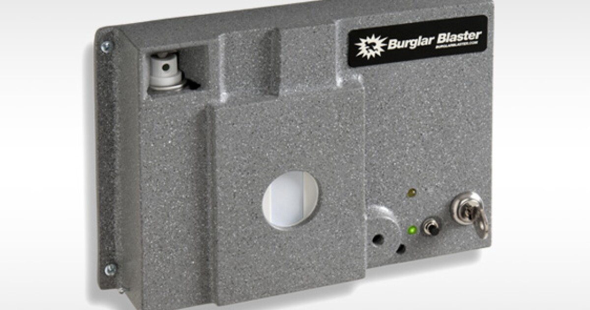 Burglar Blaster Alarm Greets Intruders With Pepper Spray