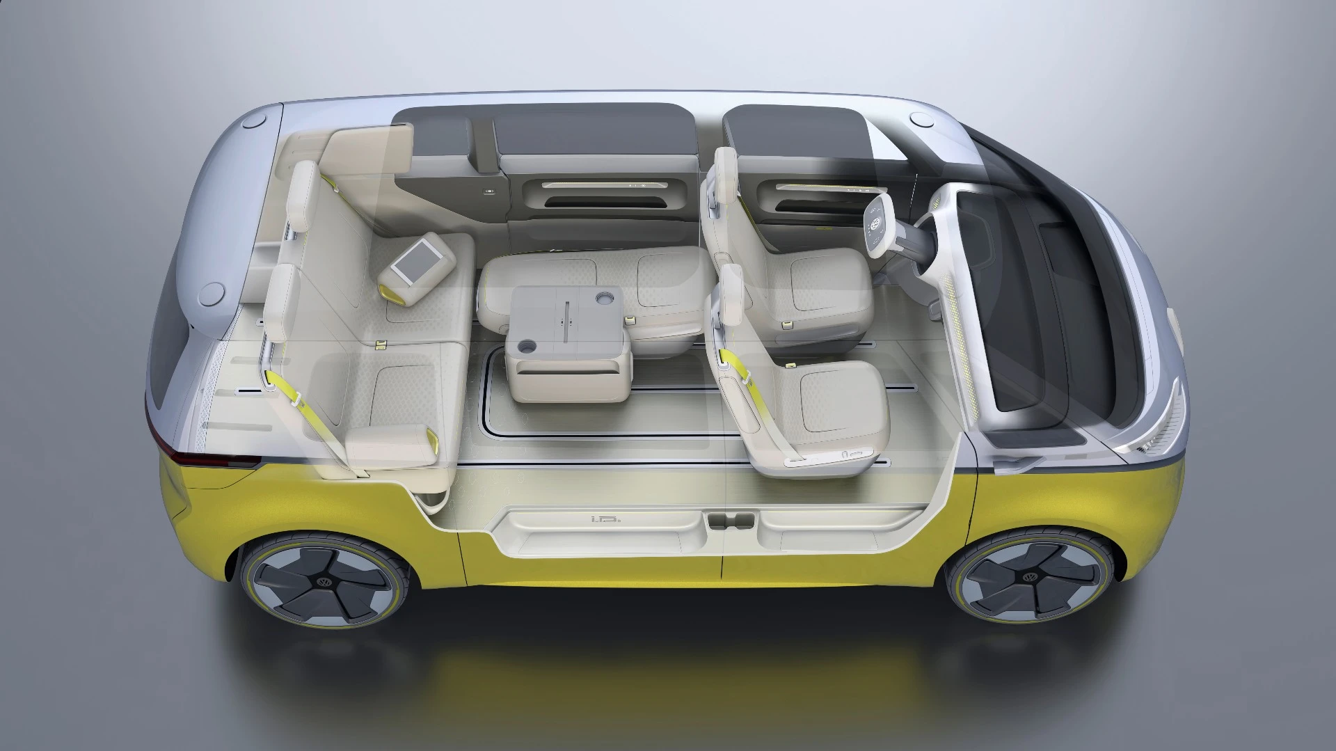 Volkswagen I.D. Buzz: multifunction cabin