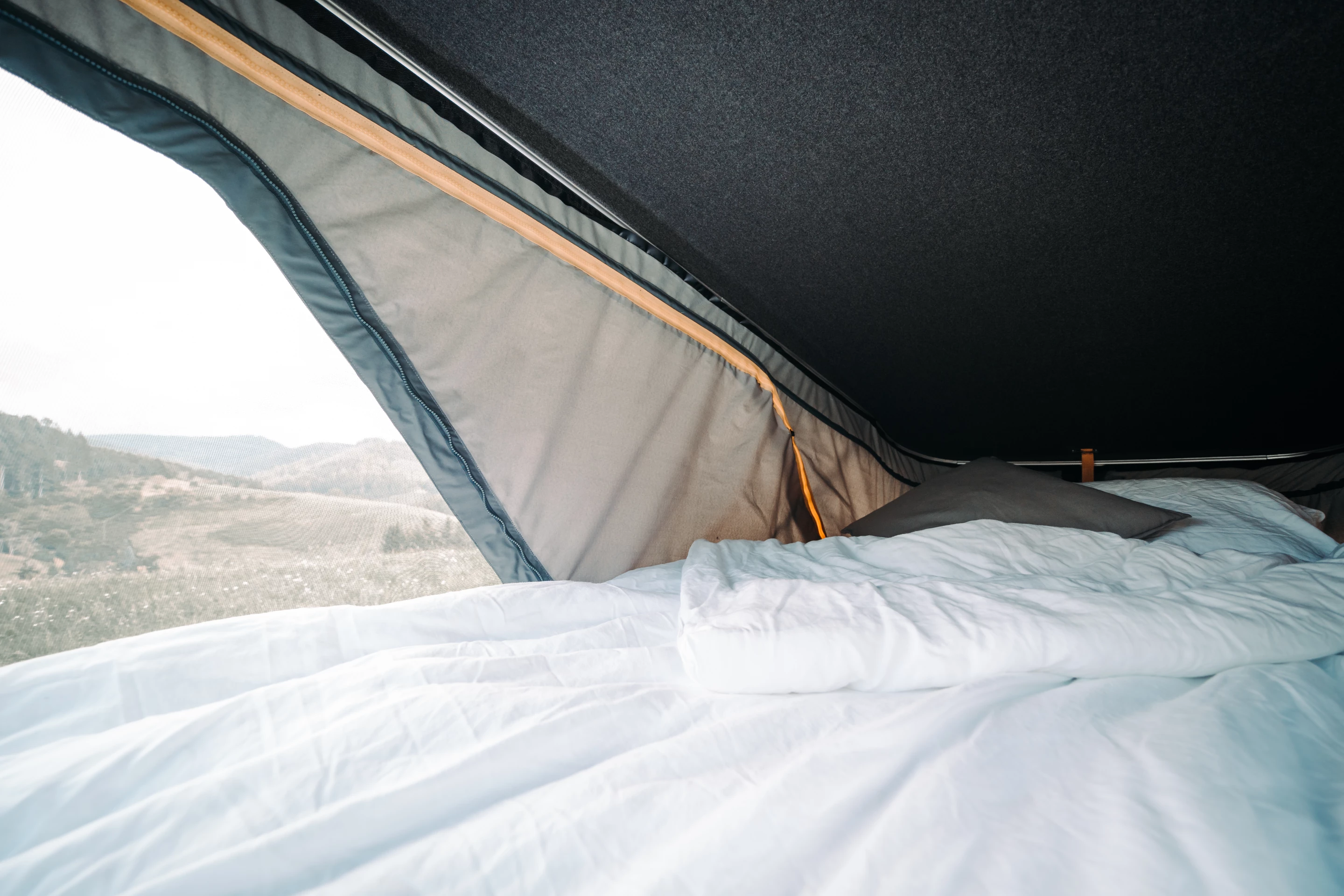 Inside the Habiton sleeper roof