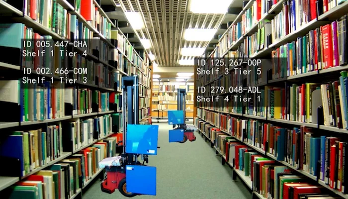 Researchers have designed an autonomous robotic librarian that scans RFID tags and can help locate misplaced books