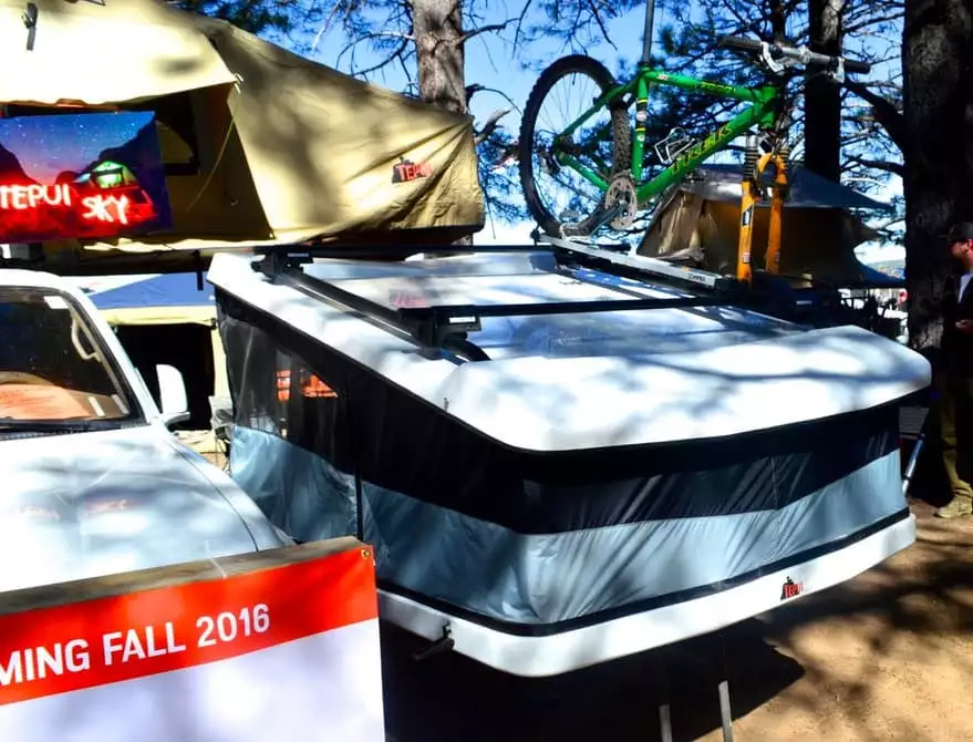 Before launching the White Lightning crowdfunding campaign, Tepui showed the prototype at Overland Expo West 2016