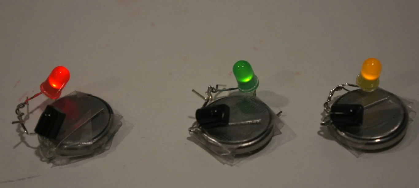 The accelerometer calculates the number of sips a person takes and compares it with a timer to estimate their level of intoxication and change the color of the flashing LEDs