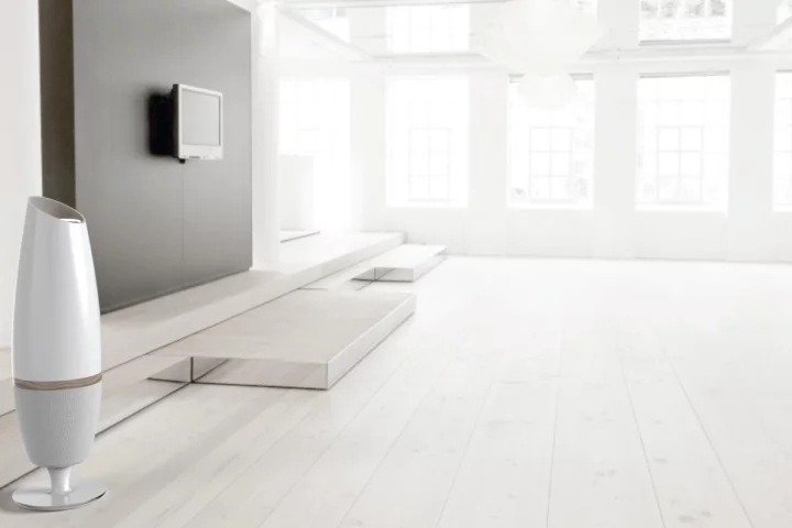 The Orison Energy Tower is similar in size to a standing room fan