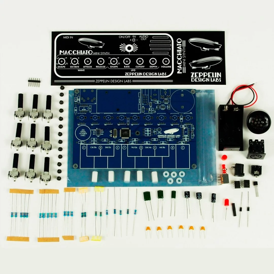 Audio nerds and sound geeks taking on a Macchiato Mini Synth build will need to break out the soldering iron