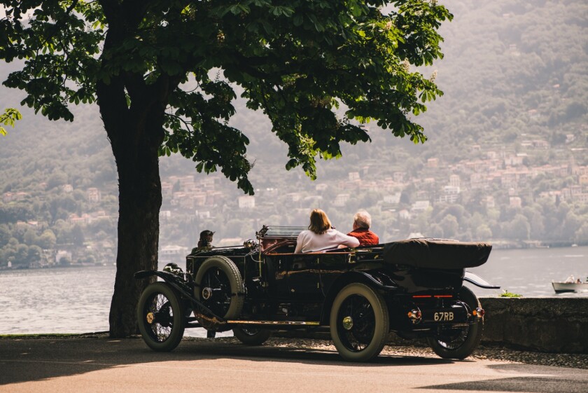 The Trofeo Rolls-Royce for the most elegant Rolls-Royce was won by this 1914 Rolls-Royce 40/50 HP Silver Ghost Torpedo Phaeton by Kellner, owned by Douglas Magee