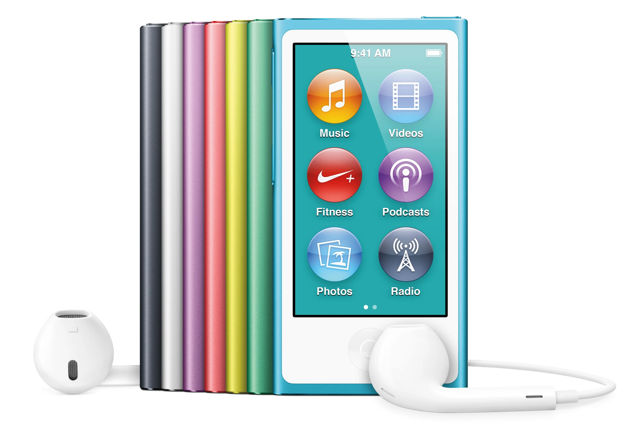 The new iPod nano will come in seven new colors
