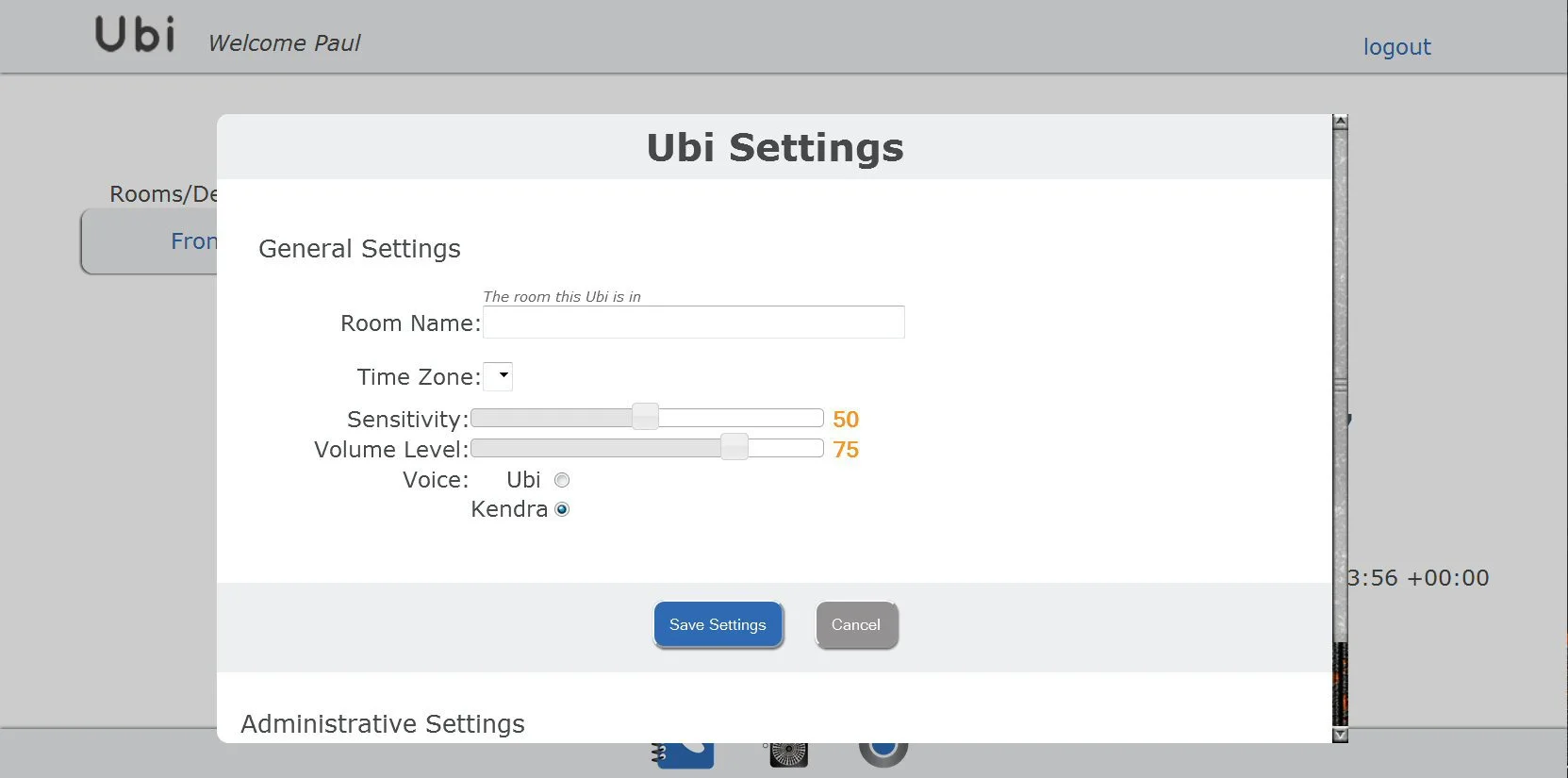 Ubi currently offer two female voices to chat to