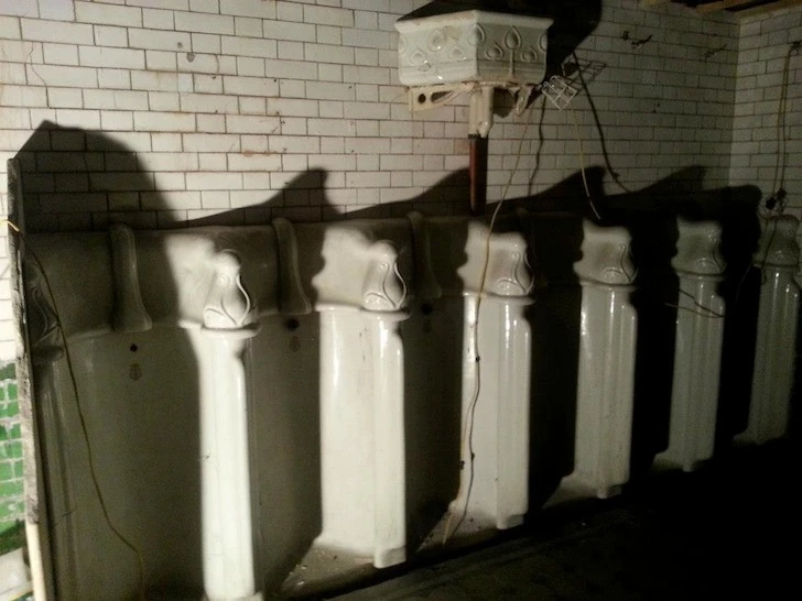 Original Doulton & Paisley urinals made in Lambeth around 1890