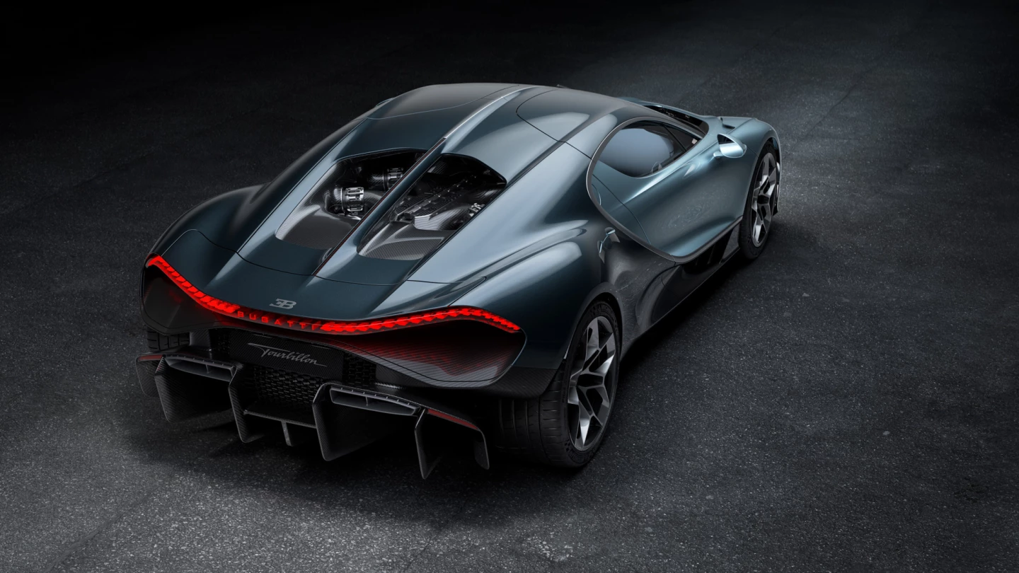 The Bugatti Tourbillon lines are exquisite