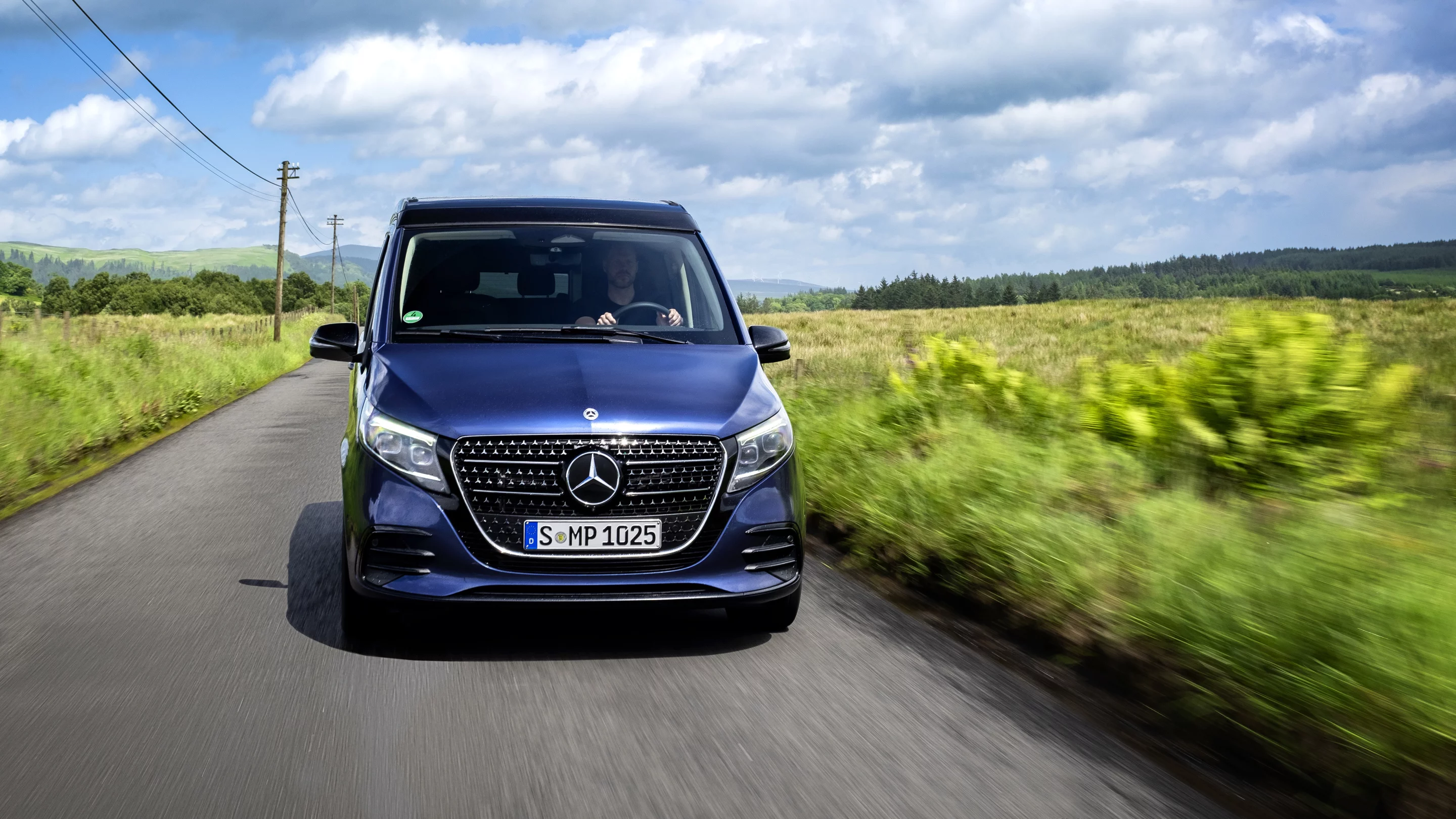 The Marco Polo benefits from the front-end refresh Mercedes added to the whole V-Class lineup