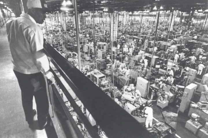 The Suzuka factory in 1971 - just 13 years after the first factory was built.
