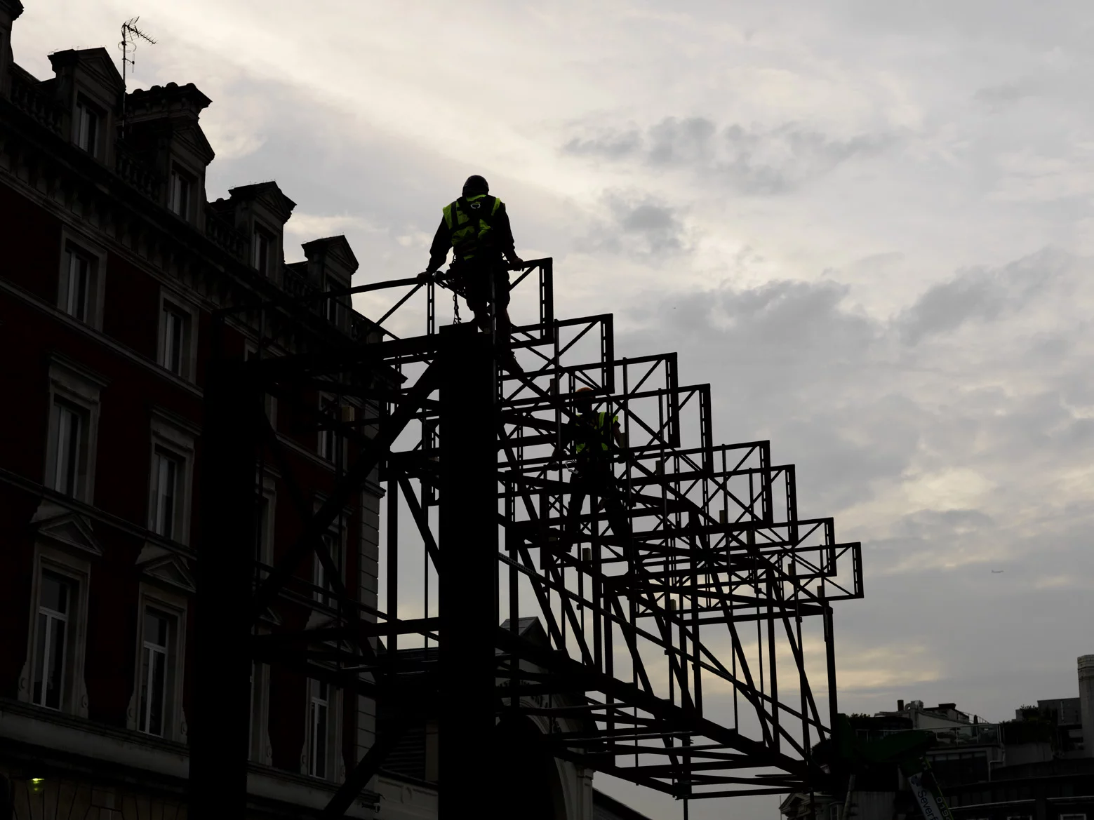 Construction took four days (Photo: Chris Tubbs)