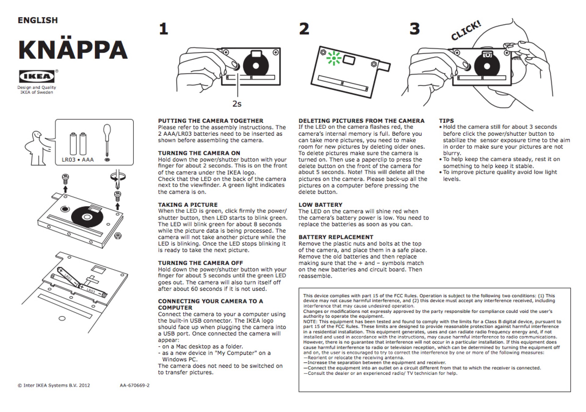 IKEA reveals KNÄPPA cardboard digital camera