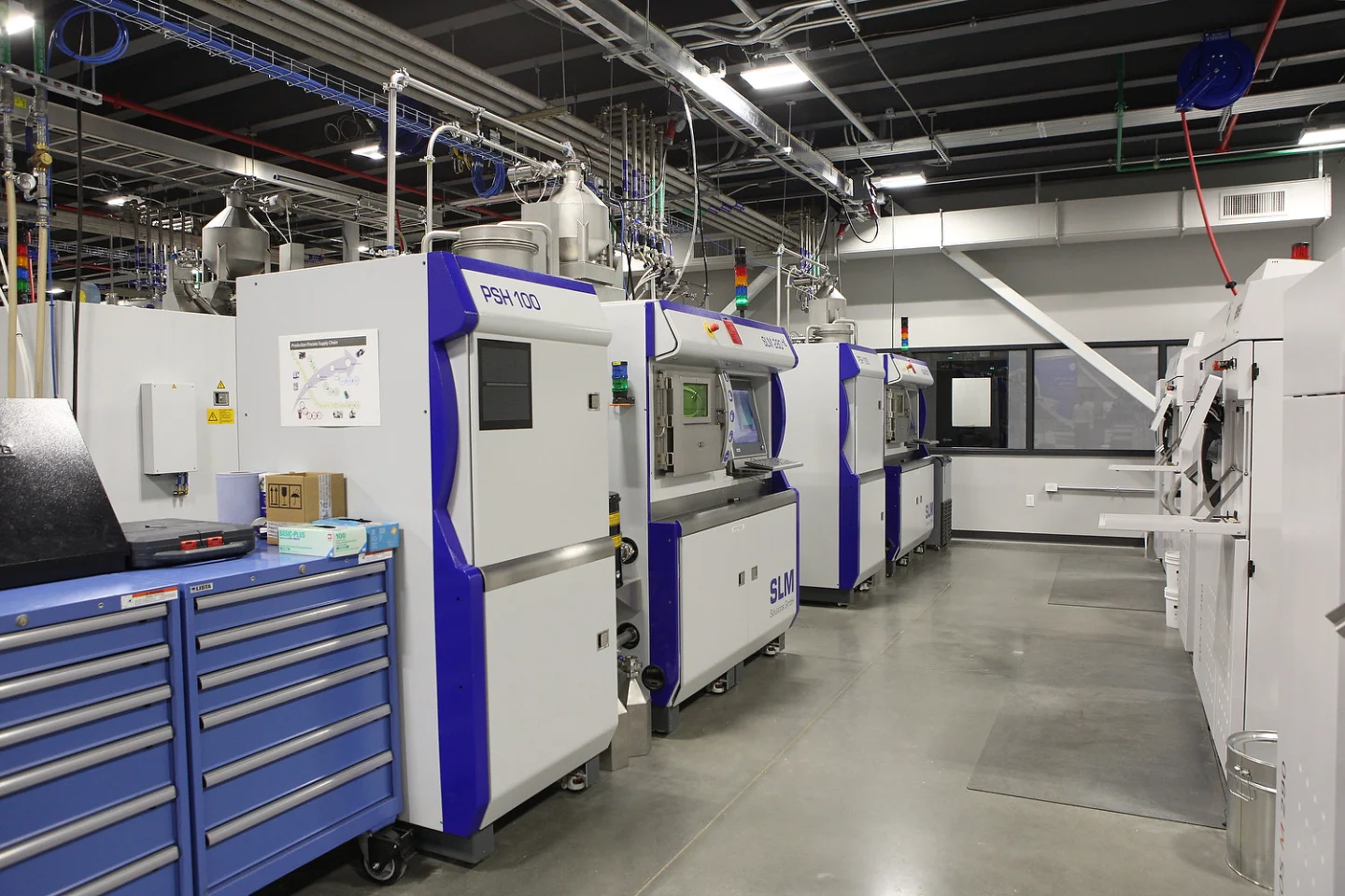 GE's custom-modified 3D printers