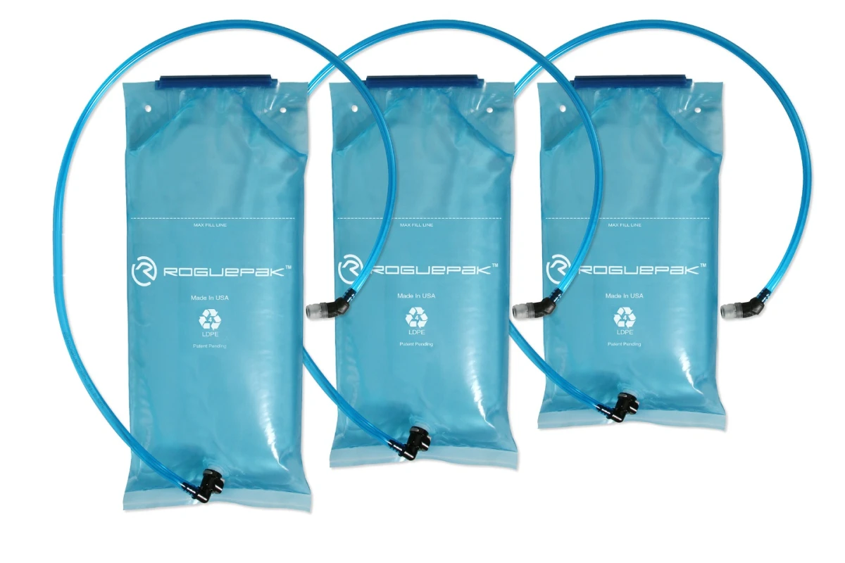 The RoguePak presents an alternative to the reusable hydration bladder
