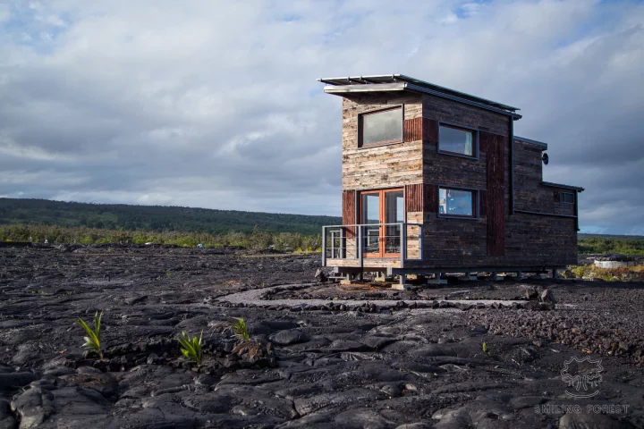 Phoenix House is located in Kalapana, on the Island of Hawaiʻi, near the base of the huge Mauna Loa volcano