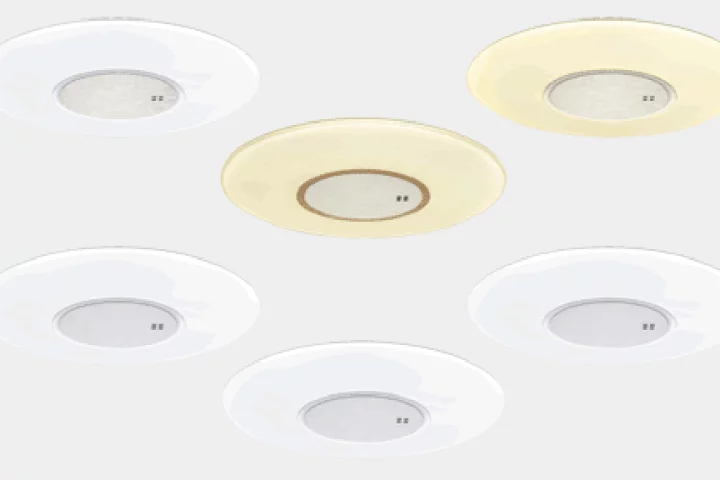 The six new models of LED ceiling lights from Sharp