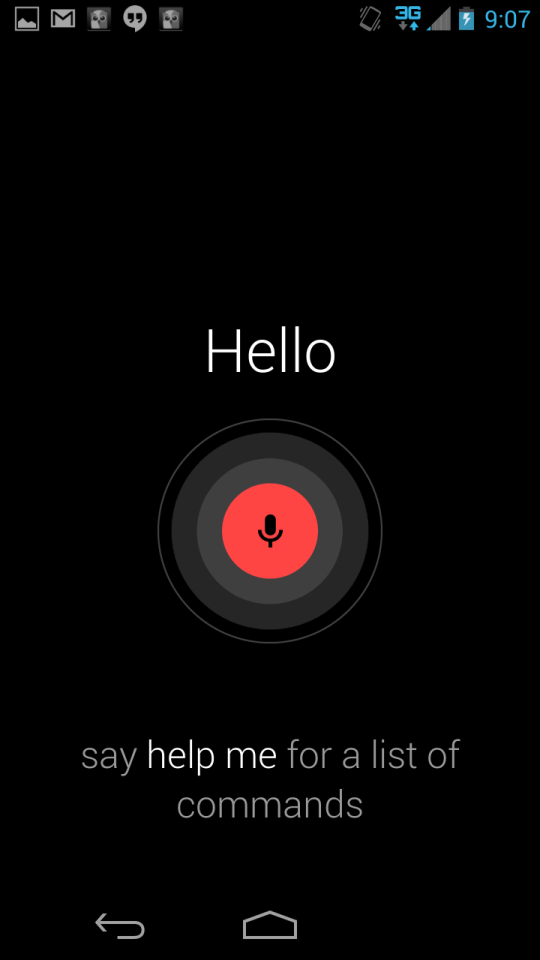 Say "Ok, Google Now" and the Moto X springs to attention